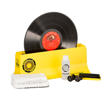 Spin clean recording cleaning kit